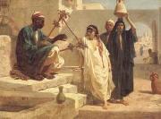 unknow artist, Arab or Arabic people and life. Orientalism oil paintings  249